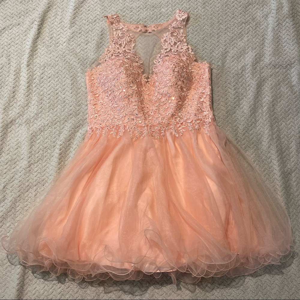 WOMEN’S PINK CORSET TULLE MINI DRESS